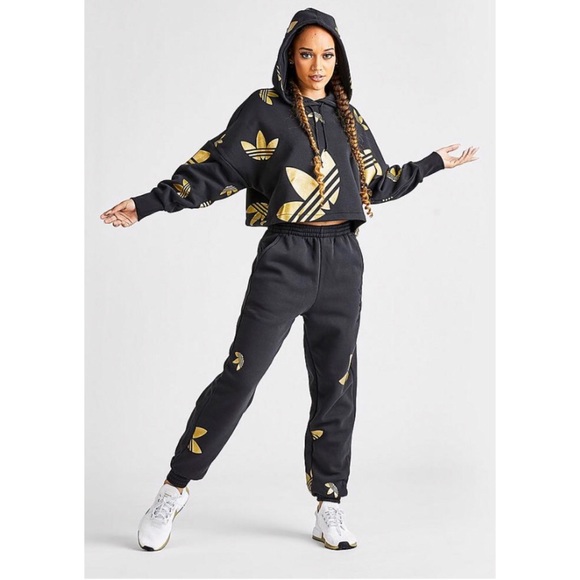 New adidas original black gold hoodie - Picture 6 of 8